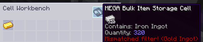Mismatched Bulk Cell filter (other item)