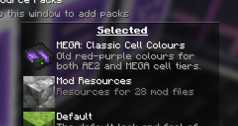 Classic Cell Colours resource pack