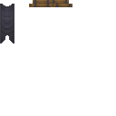 Large Black Plain Banner