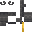 Tall Iron Candlestick Yellow