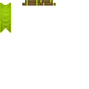 Large Lime Plain Banner