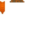 Large Orange Plain Banner