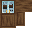 Brown Glass Cabinet