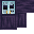 Purple Glass Cabinet