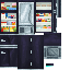 Black Retro Fridge