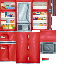 Red Retro Fridge