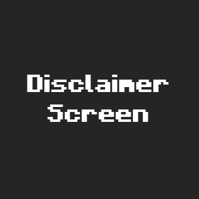 Misanthropy's Disclaimer Screen Mod
