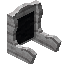 Black White Mangrove Fancy Seat Back