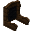 Black Dark Oak Fancy Seat Back