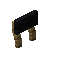Black Alpha Raised Seat Back