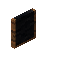 Black Dark Flat Seat Back