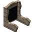 Black Mining Fancy Seat Back