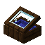 Blue Dark Oak Display Case