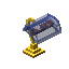 Blue Fancy Gold Lamp