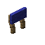 Blue Alpha Raised Seat Back