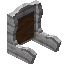 Brown White Mangrove Fancy Seat Back