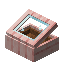 Brown Cherry Display Case