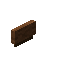 Brown Dark Oak Small Seat Back