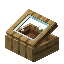Brown Oak Display Case