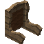 Brown Twilight Oak Fancy Seat Back