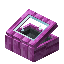 Gray Pink Bioshroom Display Case