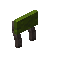Green Dead Raised Seat Back