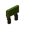 Green Canopy Raised Seat Back