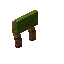 Green Dark Raised Seat Back