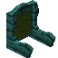 Green Warped Fancy Seat Back