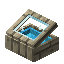 Light Blue Pine Display Case