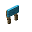 Light Blue Alpha Raised Seat Back