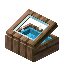 Light Blue Kapok Display Case
