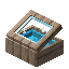 Light Blue Larch Display Case