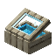 Light Blue Willow Display Case