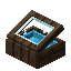 Light Blue Canopy Display Case