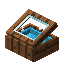 Light Blue Dark Display Case