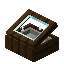 Light Gray Dark Oak Display Case