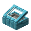 Light Gray Blue Bioshroom Display Case