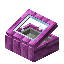Light Gray Pink Bioshroom Display Case