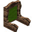 Lime Fir Fancy Seat Back
