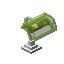 Lime Fancy Iron Lamp