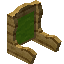 Lime Maple Fancy Seat Back