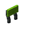 Lime Smogstem Raised Seat Back
