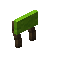 Lime Wigglewood Raised Seat Back