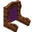 Magenta Zelkova Fancy Seat Back