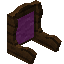 Magenta Dark Oak Fancy Seat Back