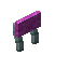 Magenta Bloom Raised Seat Back