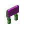 Magenta Green Bioshroom Raised Seat Back