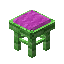 Magenta Green Bioshroom Seat