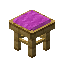 Magenta Maple Seat